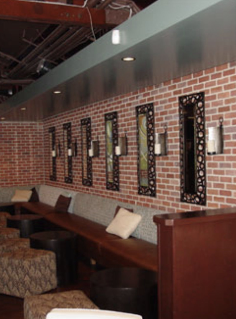 commercial brick wall